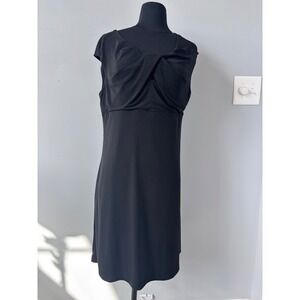 Shapesational‎ Black Dress Womens Ultimate Shaping Sleeveless Twist Front Sheath
